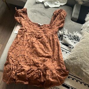 brown dress up dress !